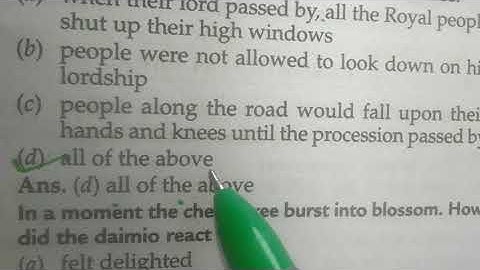 NCERT Class=7th English Lesson=4(The Ashes that made trees bloom) MCQ #31