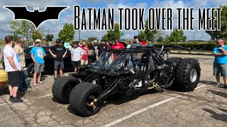 Batmobile pulled up and shut down cars and coffee 🦇