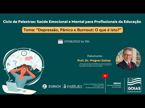 “Depressão, Pânico e Burnout: O que é isto?”