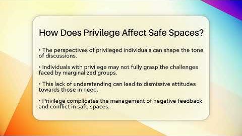 How Does Privilege Affect Safe Spaces? - Everyday-Networking