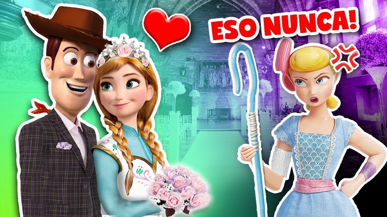 WOODY y ANA se CASAN 🤠 BO PEEP ARRUINA la BODA! 💔Juguetes Fantásticos