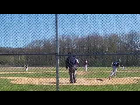 Liam Onofry 2026 Catcher - Delaware Valley Middle School Game 2022, Stand Up Double to Left Center