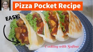 Pizza Pocket Recipe | Pizza Pocket Recipe with Bread