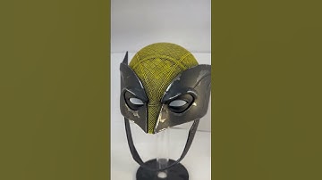 Finished Wolverine helmet from Deadpool & Wolverine #3dprinting #resinprinting #marvel #shorts