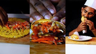 Kolkata Egg Roll  Asmr Cooking & Eating