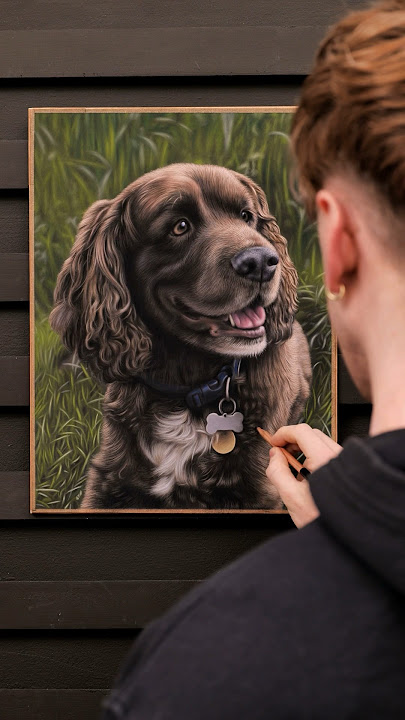 Charlie’s Pet Portrait #dogs #art #softpastel