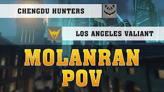 MOLANRAN TRACER POV ● Chengdu Hunters Vs Los Angeles Valiant ● Opening Weekend 2021 ● [2K] OWL POV