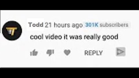 Todd/Tom The NEW YouTube Comment Bot! DO NOT SUB TO THEM!!