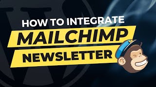 WordPress Tutorial #49 Mailchimp Newsletter Form in WordPress | Newsletter WordPress