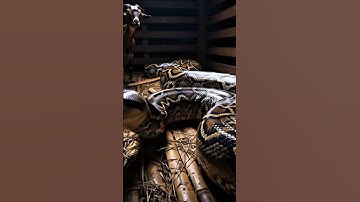 A Giant Python Invades Goat Pen — What Happens Next Will Shock You! #shorts