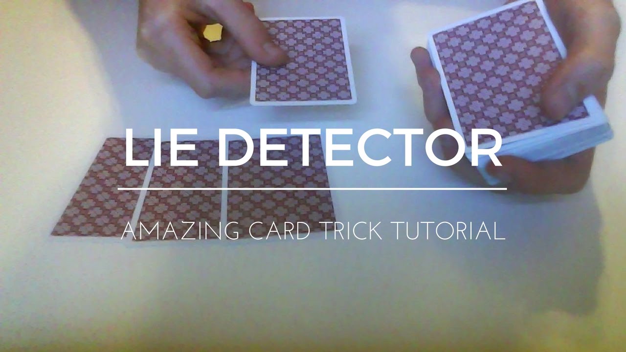 Lie Detector Card Trick Tutorial | Intermediate Card Tricks - YouTube