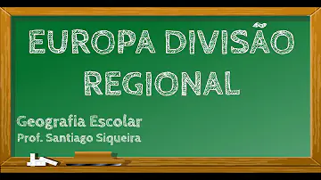 Como se divide o continente europeu?
