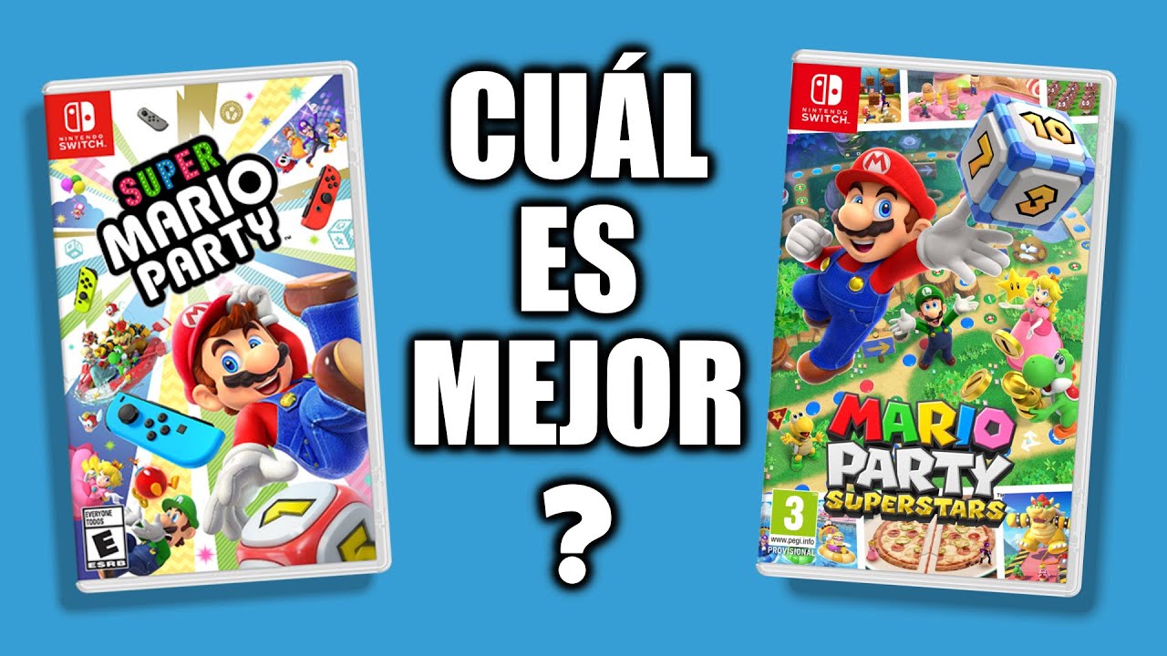 Cuál es MEJOR comprar? ✓ el SUPER MARIO PARTY vs MARIO PARTY SUPERSTARS  para Nintendo SWITCH 