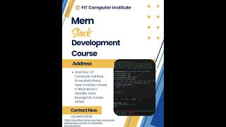 Mern Stack Development Course In Rawalpindi And Islamabad