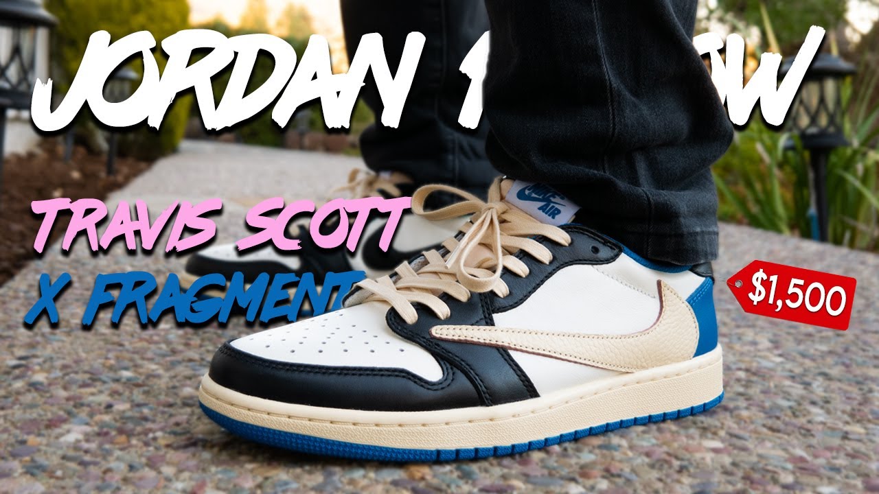 Air Jordan 1 Low Travis Scott Fragment Shoes