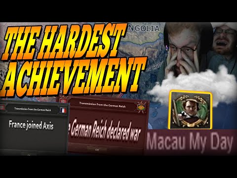 THE HARDEST ACHIEVEMENT! PORTUGAL VS THE WORLD HOI4! GO AHEAD MACAU MY DAY IS OP! - Hearts of Iron 4