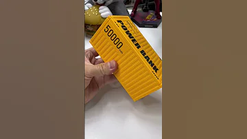 Container Shaped Mobile Power Bank 50 000 MAh Large Capacity 6 Ports Shorts 