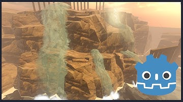 Create Waterfalls in Godot 3.2 | Shader Material