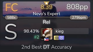 kieg | THE ORAL CIGARETTES - ReI [Nevo's Expert] +HDDT 98.43% {#2 808pp FC} - osu!