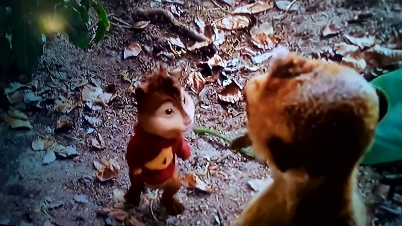 Alvin And The Chipmunks Chipwrecked (2011) All Honey Badger Scenes