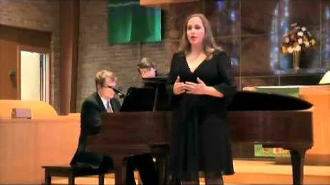 Judith McClain Melander sings "Abendempfindung... ...