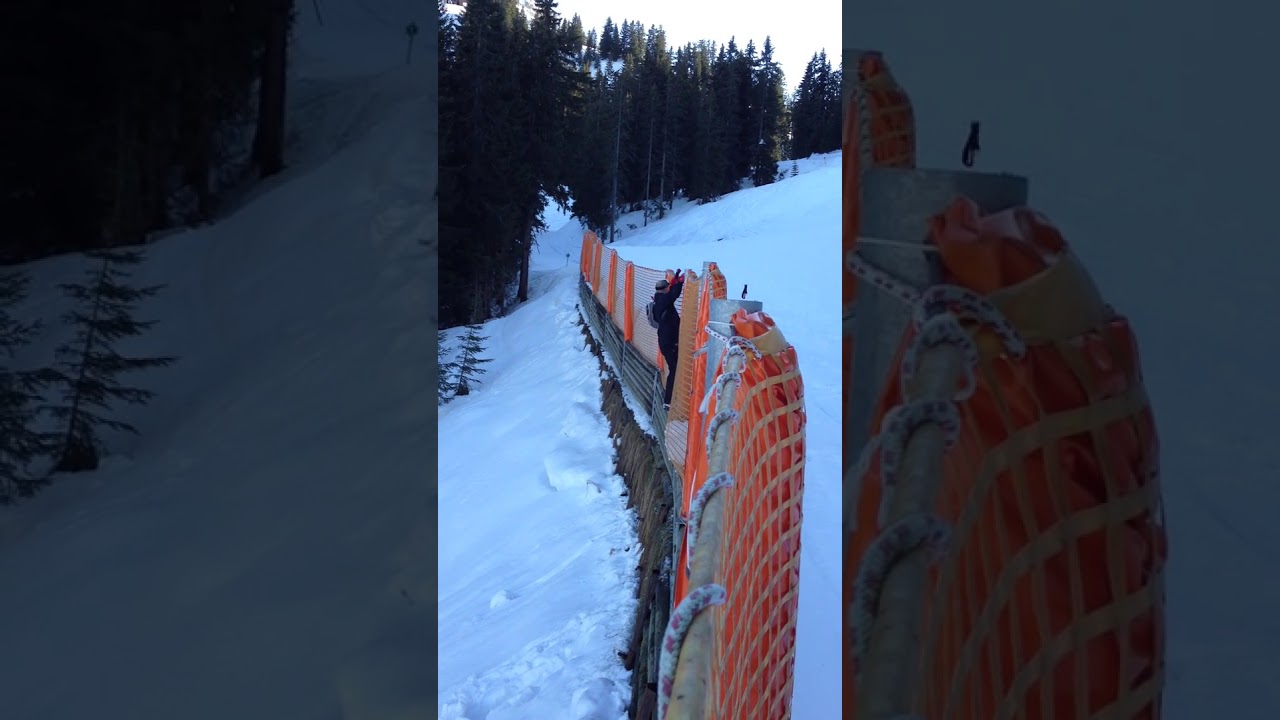 Jan Briek jump 15 feet down the mountain and murdered almost a passing skier!!!!