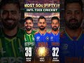 Most 50s in International T20I Cricket 🏏 | Babar Azam vs Virat Kohli vs Rohit Sharma.