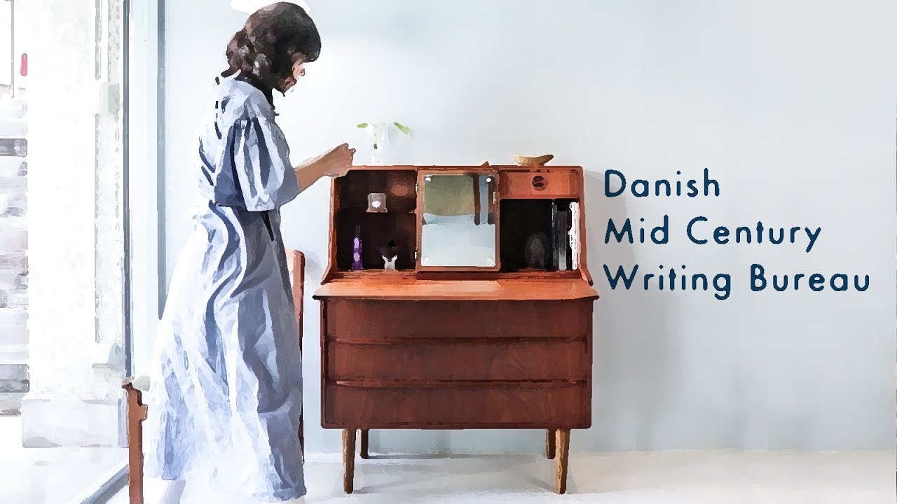 Danish Vintage Writing Bureau Teakwood/デンマーク ヴィンテージ ライティング ビューロー チーク材 北欧家具