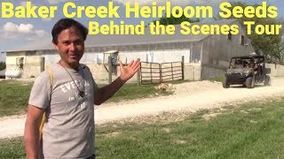 Behind the Scenes Warehouse & Greenhouse Tour at Baker Creek Heirloom Seeds