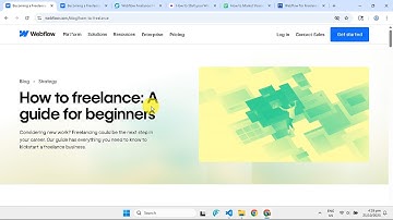 How To Use Webflow As A Freelancer