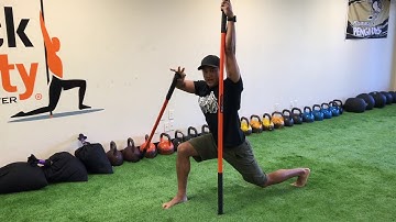 Monkey Hang Stretch & Shoulder Mobility - Stick Mobility Exercise