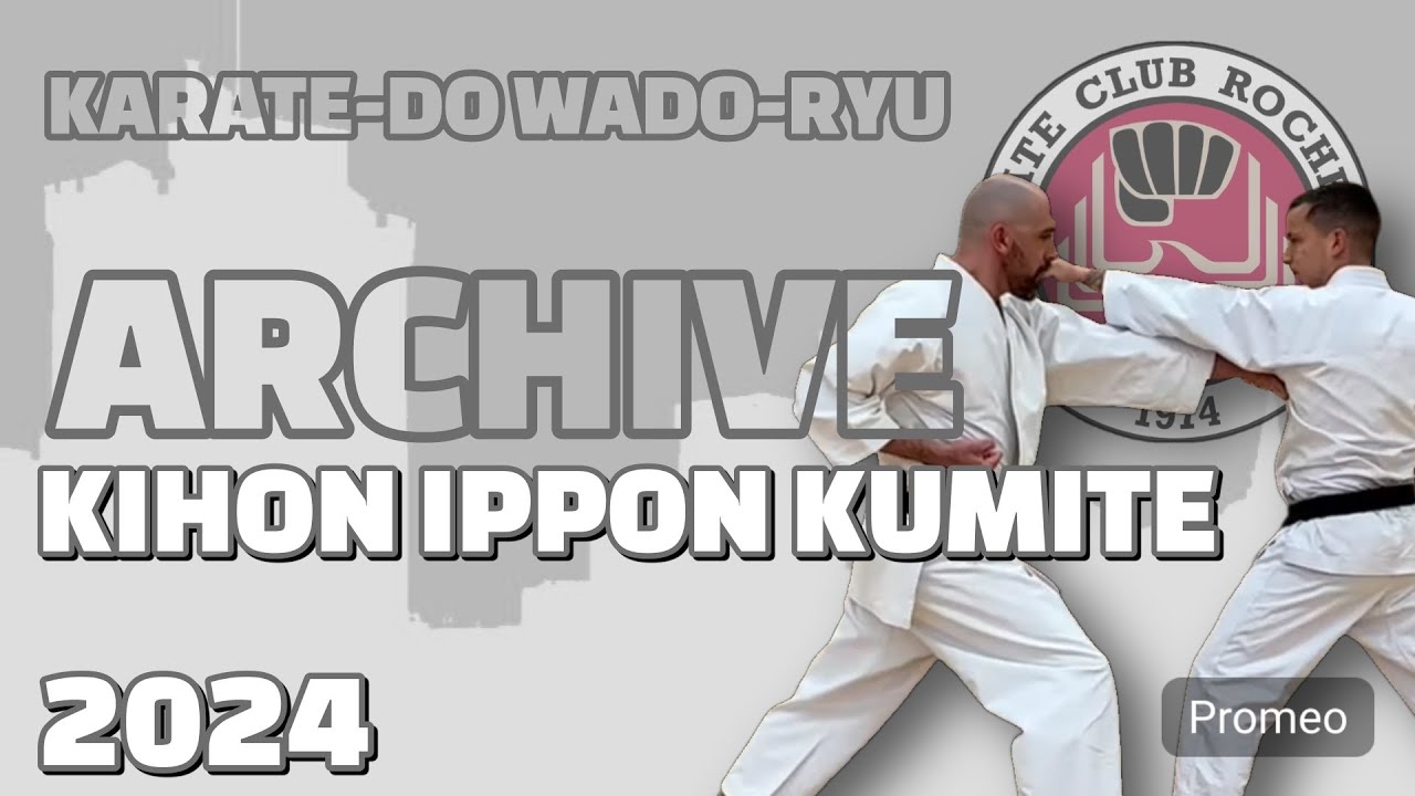 ARCHIVE - Kihon Ippon Kumite (Léo DUMY 3e Dan / Sébastien CARTA 1er Dan) - Karaté Wado Ryu - 2024