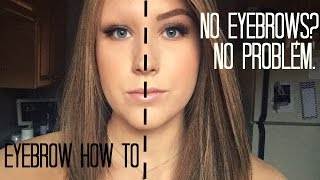 How To Fill In Eyebrows When You Have No Hair | ALOPECIA VERSION