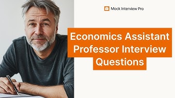 Sample Interview Questions for Economics Assistant Professor with Answers