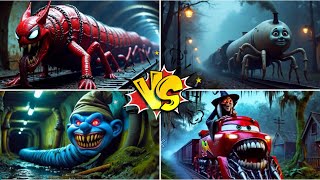 Spider Man Exethomas Exesmurf Warmmcqueen Exe Who Is Best