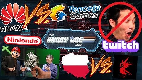 AJS News- Microsoft Tried to Buy Nintendo, Twitch Bans POG, Polish Gov. vs CDPR, Tencent vs Hauwei!