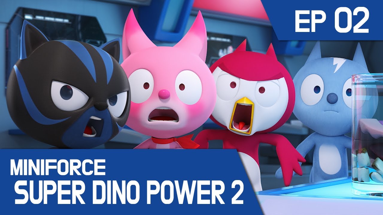 ⁣[KidsPang] MINIFORCE Super Dino Power2 Ep.02: Charge! Stego Magma!