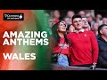 Welsh sing Mae Hen Wlad Fy Nhadau in front of a packed Principality! | Guinness Six Nations