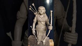 श्री राम सिया राम 🚩 | How to make Clay Ram Idol | Ram ji idol Making  #Siya_Ram #Raja_Ram #Mitti
