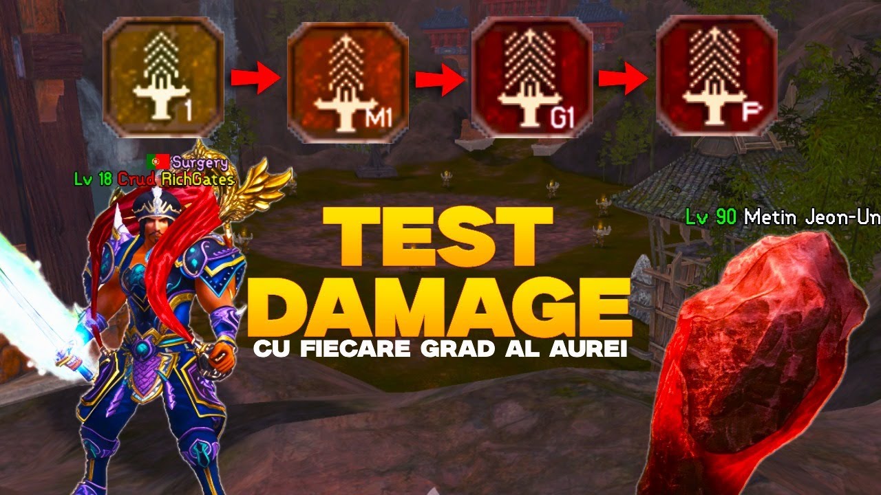 WARRIOR NIVEL 18 P AURA CU ALCHIMIE EXCELENTA PE METIN2.RO !!!