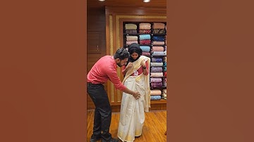 ready to wear saree  draping method #fashion #saree #sareefashion #readytowear