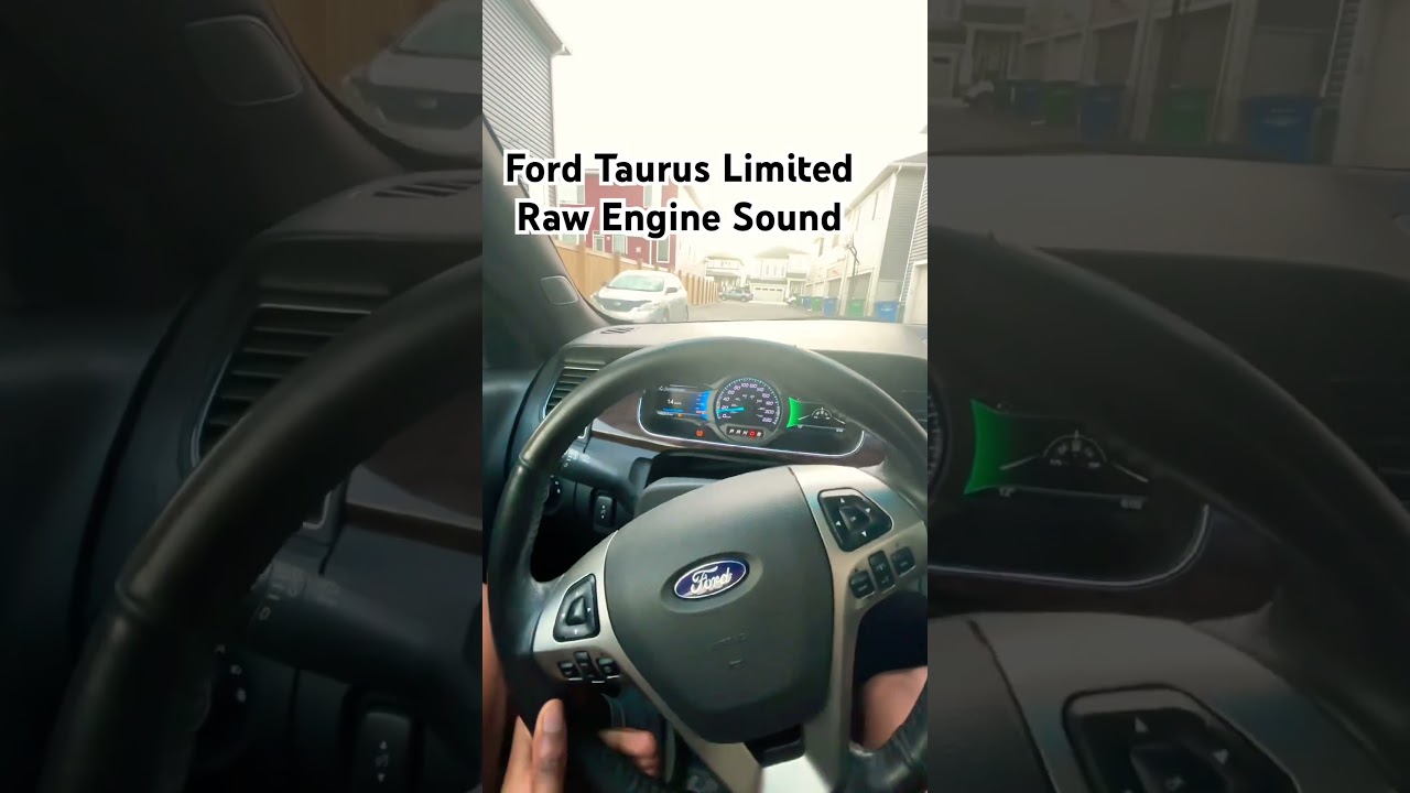 Ford Taurus Limited 288HP Raw engine sound. 
