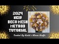 Brand new 2024 deco mesh method tutorial how to make a wreath base diy