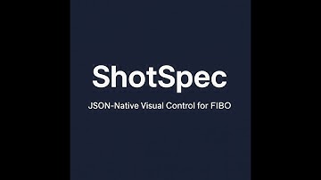 ShotSpec - JSON-Native Visual Control for FIBO