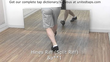 Hines Riff Tap Dance Move Shown by Rod Howell