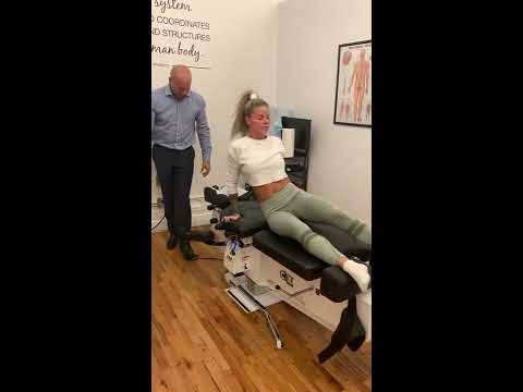 Miss Jessa Rhodes gets a Chiropractic Adjustment!