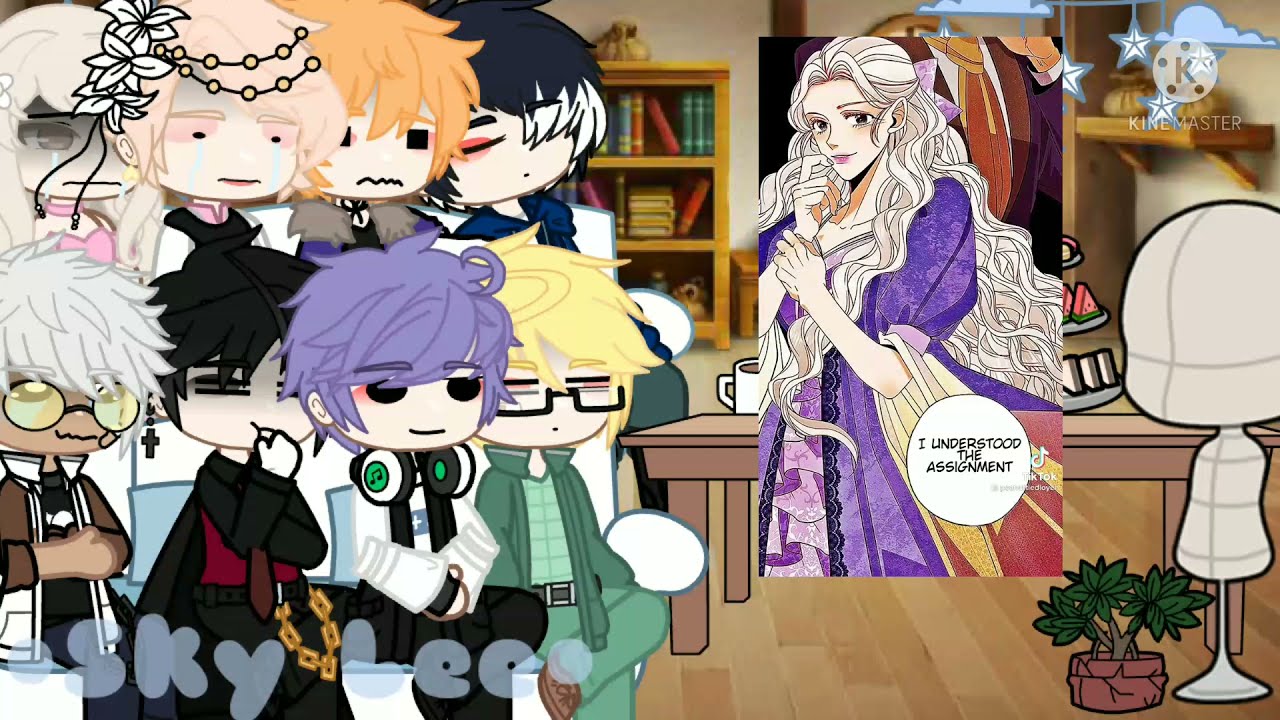 |obey me react to (your request) replace AU|last part 3/3|f!yn|vids are not mine