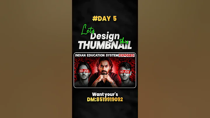 🔥 HOW I DESIGN VIRAL YOUTUBE THUMBNAILS #thumbnail #thumbnaildesign #photoshop #viral #trending