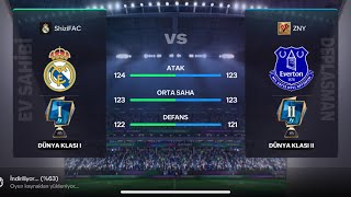 Fc26 Real Madri̇d 4 - 0 Everton Yeni̇ Sezon İlk Maçim Ve Yaşananlar