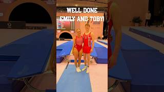 Well done Emily &amp; Toby 👏🔥Stepping up on the big stage #viral #flip #trampoline #fyp